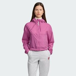 Canada Goose Pink Lightweight Kaslo Cropped Jacket White Label Sz large